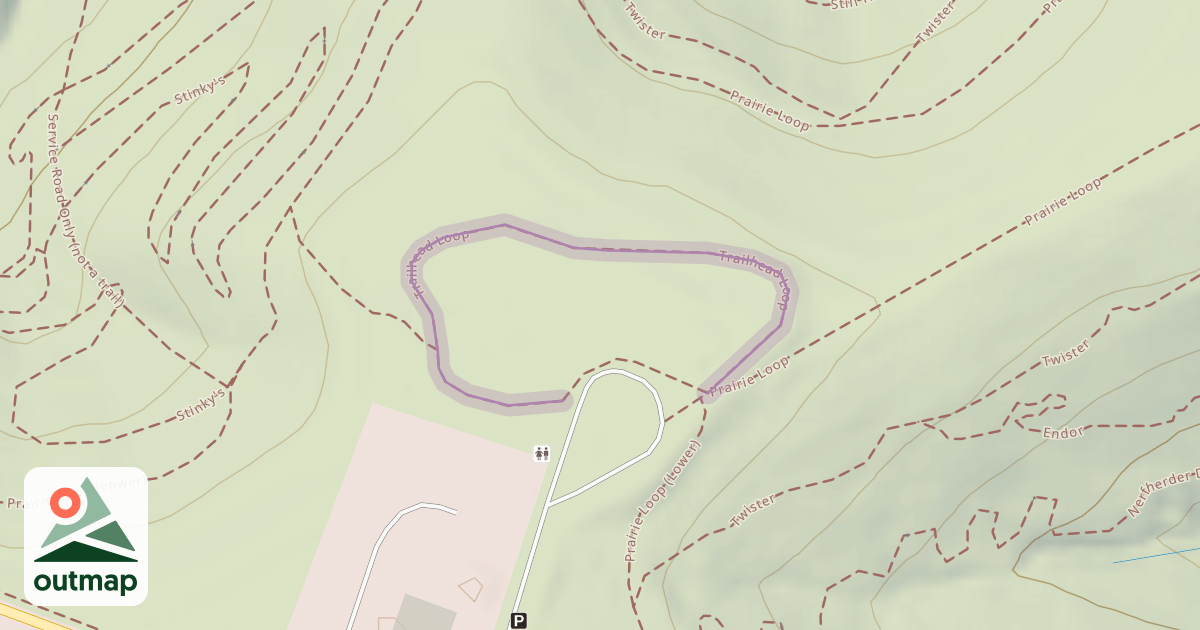 Map of Trailhead Loop