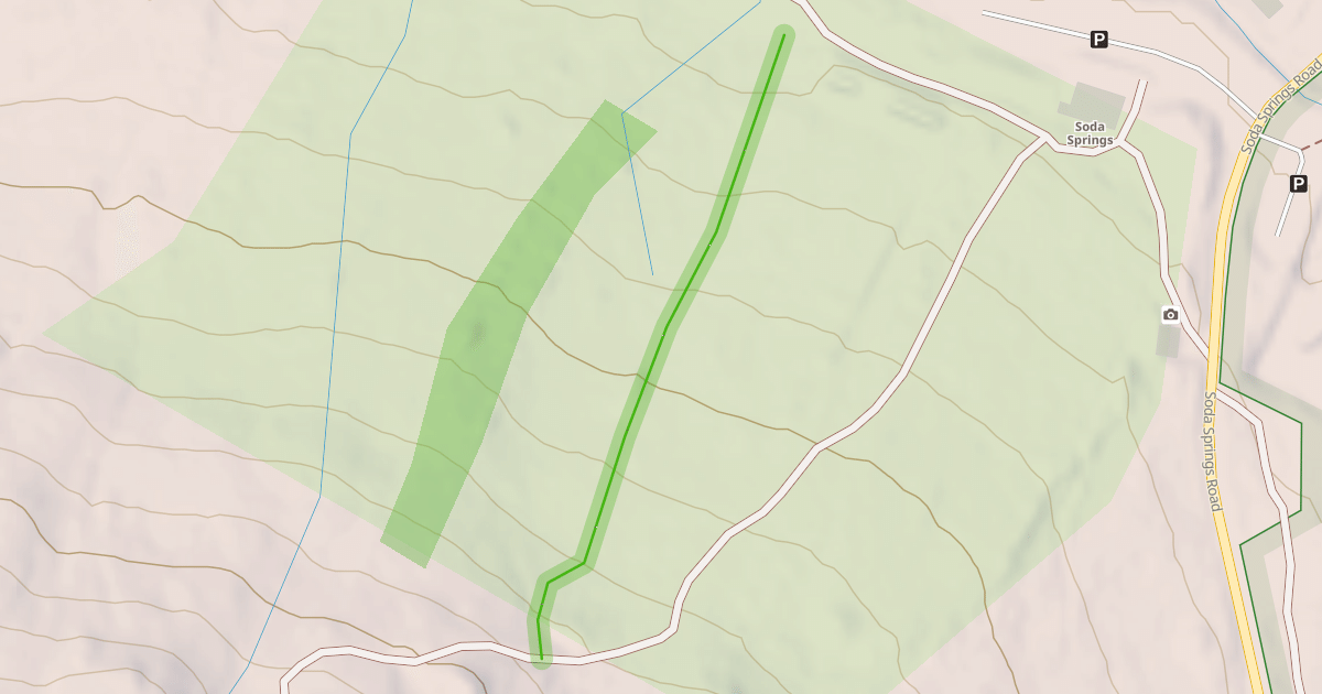 Map preview of Meadow Trail