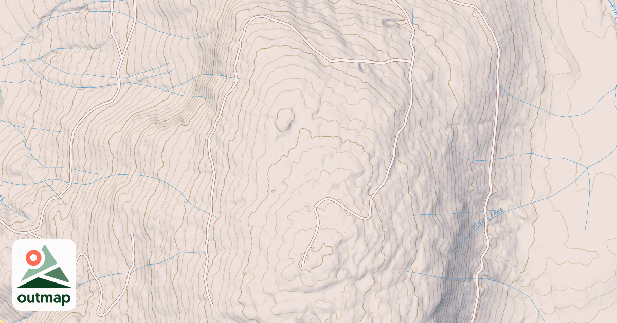 Map of SPRUCE DOME HILL NORTH