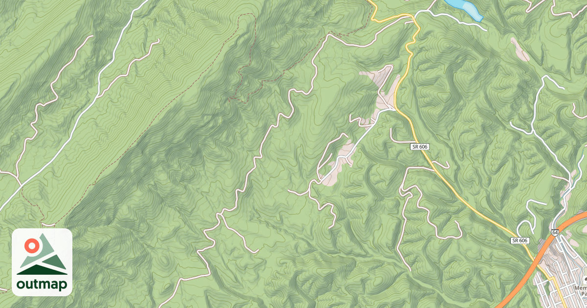 Map of WHITE OAK FLAT