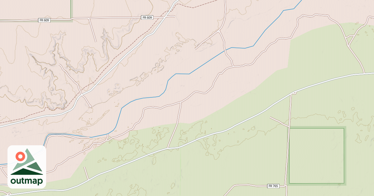 Map of TURKEY TRAIL