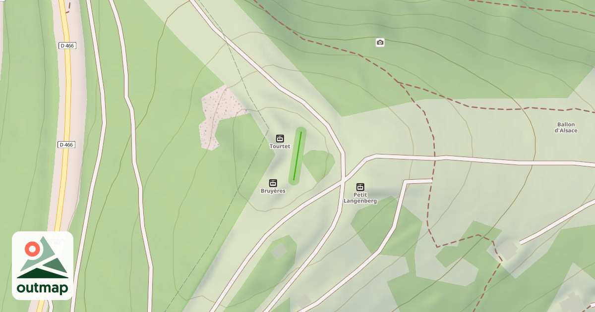 Map of Les Bruyères