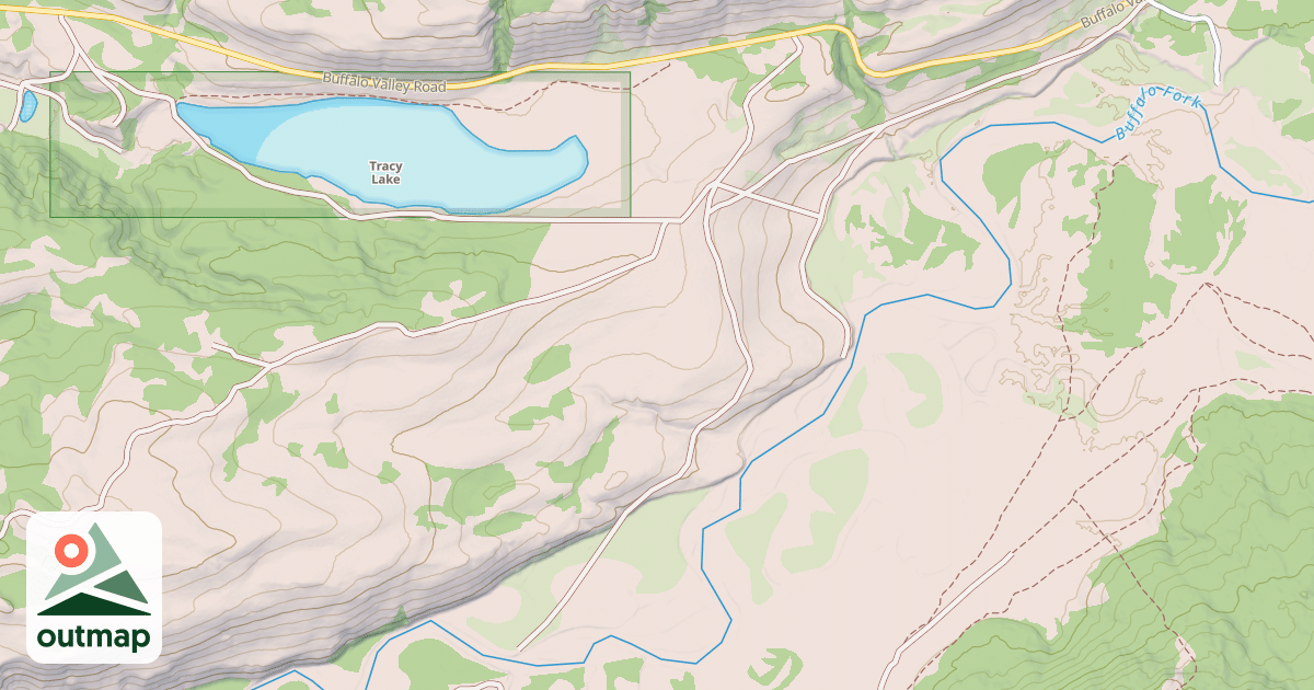 Map of BUFFALO RIVER