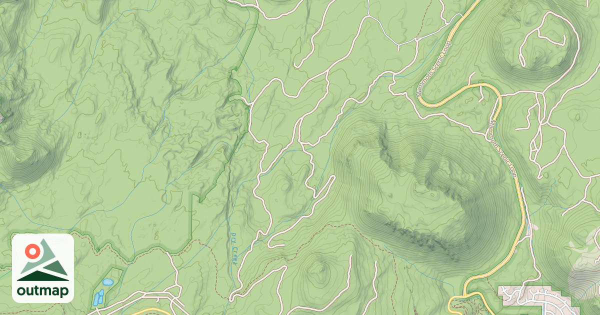 Map of C-Crater Flat/Deadman Creek Sm