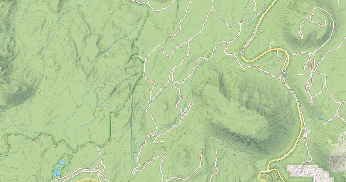 Map preview of C-Crater Flat/Deadman Creek Sm