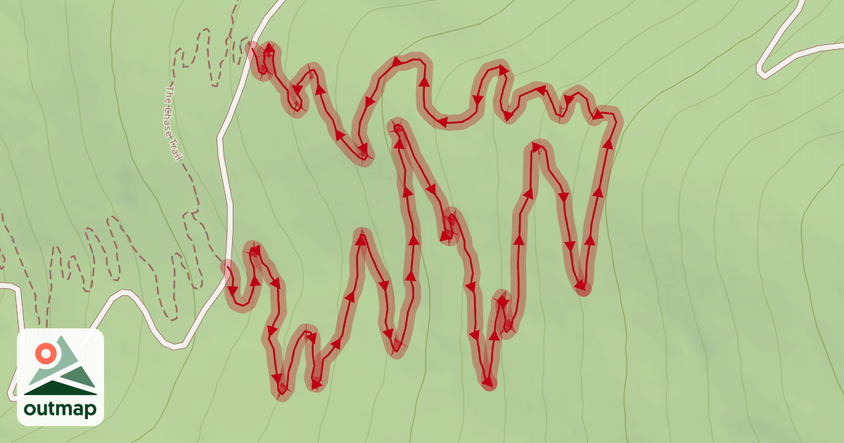 Map of Short Fuse Trail