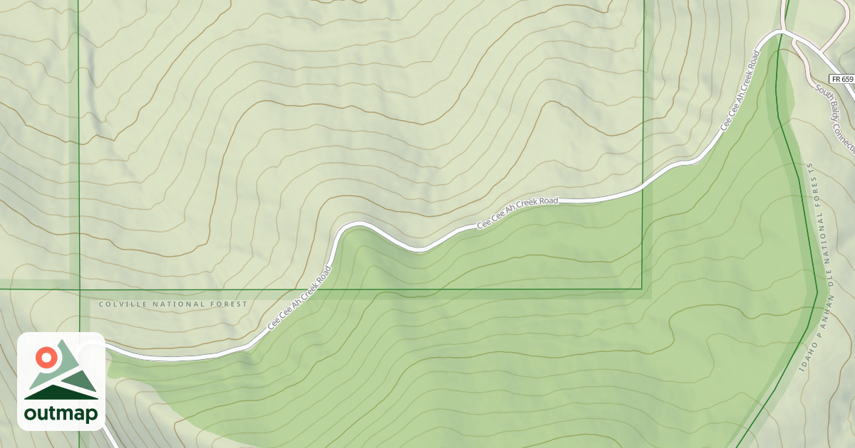 Map of CCA CREEK