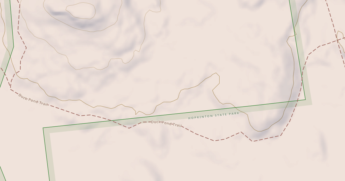 Map preview of Duck Pond Trail