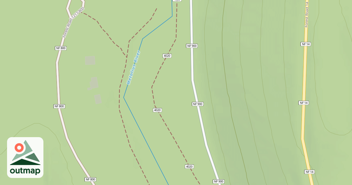 Map of PINE REST C.G