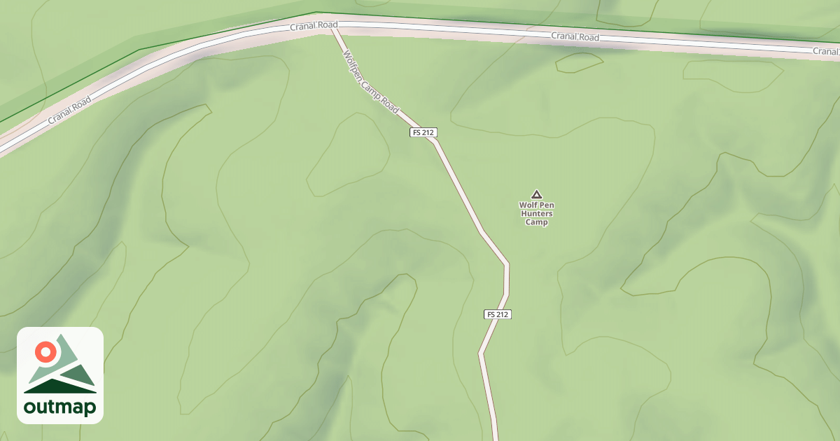 Map of WOLFPEN CAMP