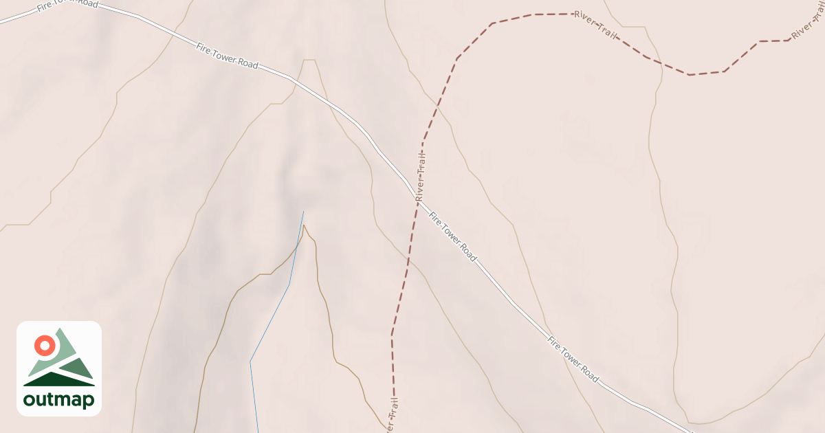 Map of Cook Forest State Park Trails