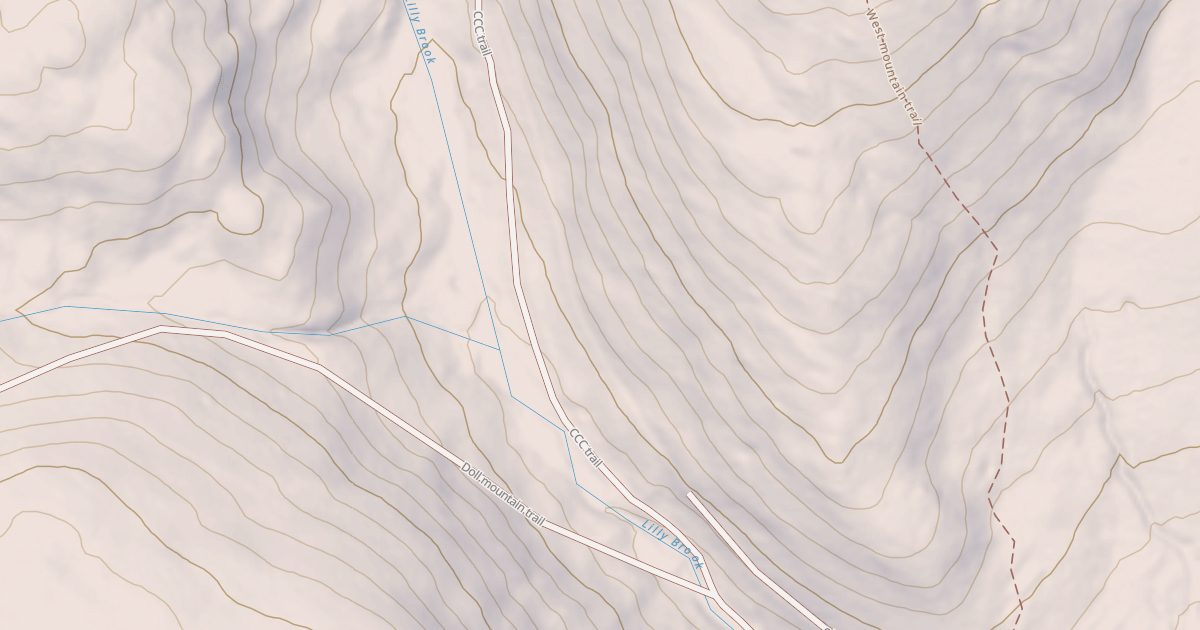 Map preview of CCC Trail