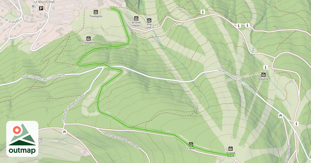 Map of Le Renard