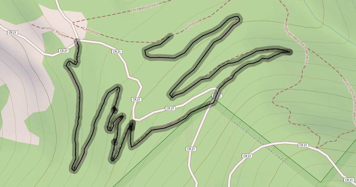 Map preview of Tootsie Roll