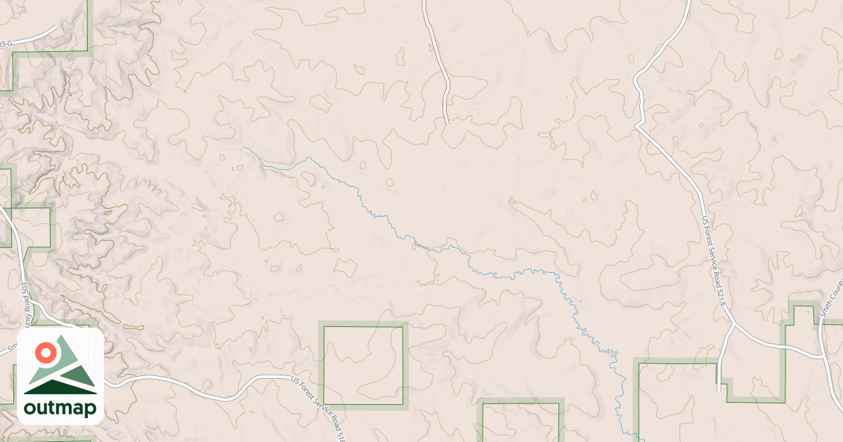 Map of USFS Motor Vehicle Use Map Roads {FE915061-E664-4B25-B20A-D88BB2B698B6}