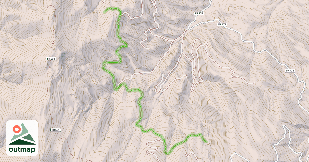 Map of Logging Road