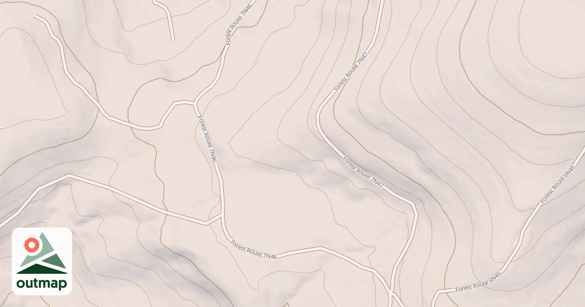 Map of USFS National Forest System Roads {7B1FDBAF-2F3B-496A-9AE7-A8C41208E8AC}