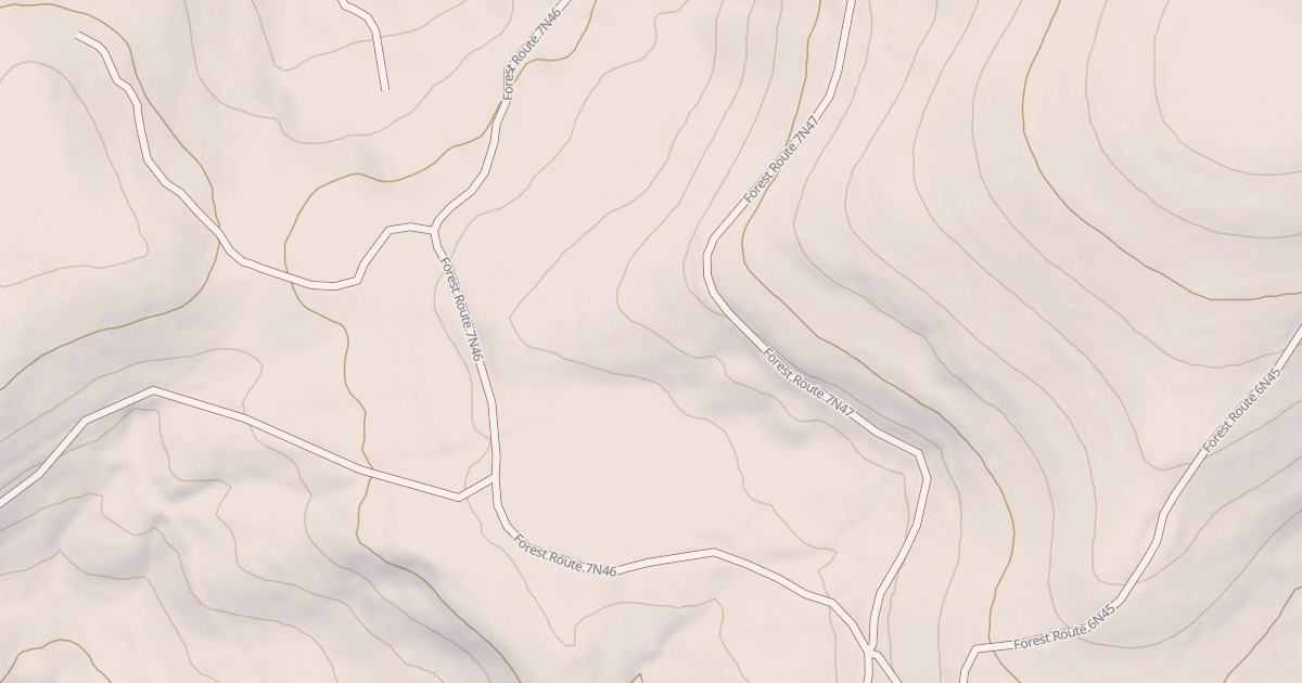 Map preview of USFS National Forest System Roads {7B1FDBAF-2F3B-496A-9AE7-A8C41208E8AC}