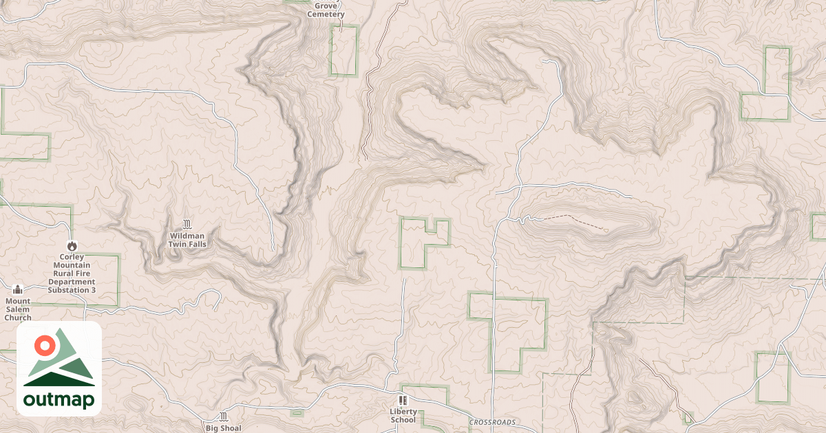 Map of HUCKLEBERRY MTN-ORANGE