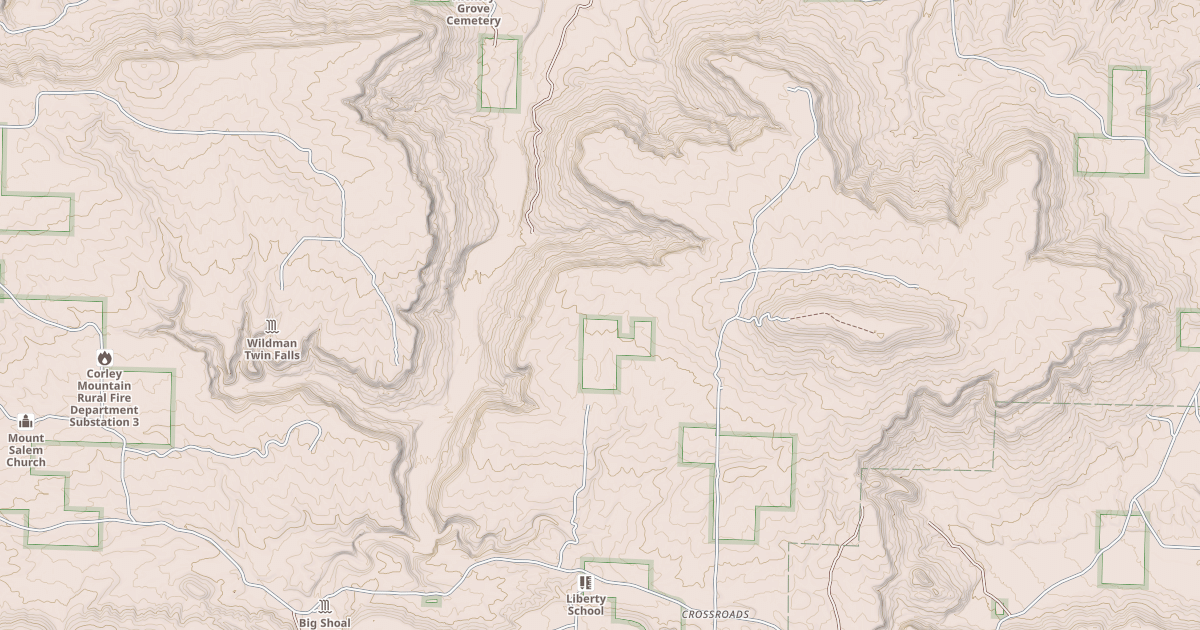 Map preview of HUCKLEBERRY MTN-ORANGE