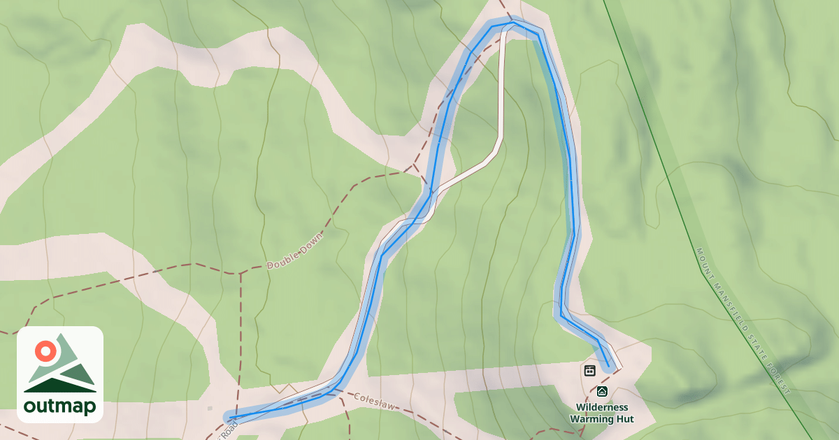 Map of Peggy Dow's