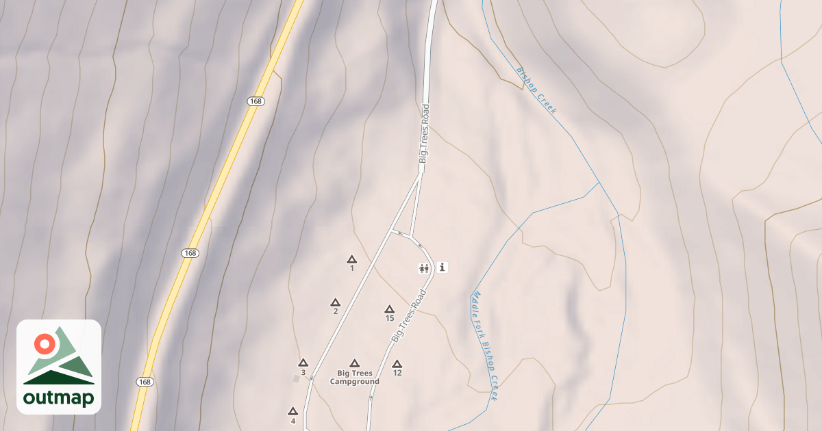 Map of BIG TREES CG CONN Q-070