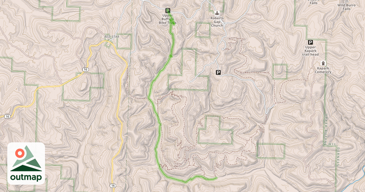 Map of Buffalo Creek