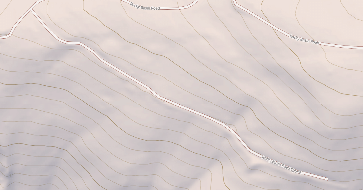 Map preview of ROCKY BASIN SPUR
