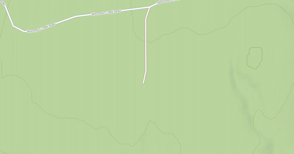 Map preview of SNOWSHOE ROAD