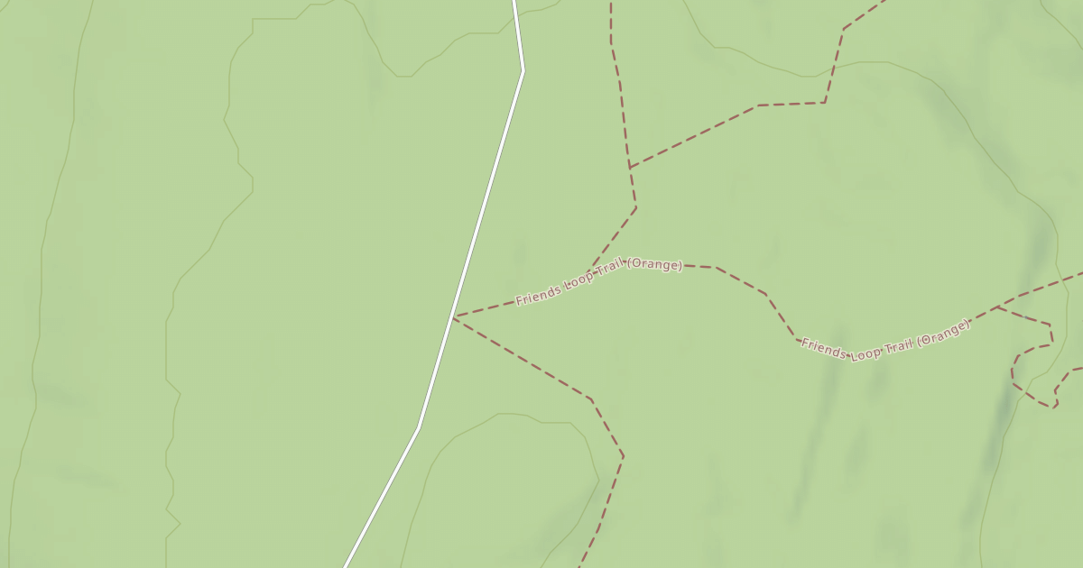 Map preview of Friends Loop Trail (Orange)