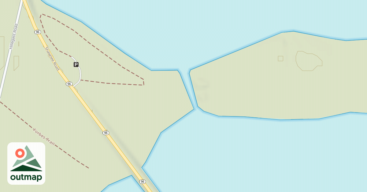 Map of Shawnee State Park Trails