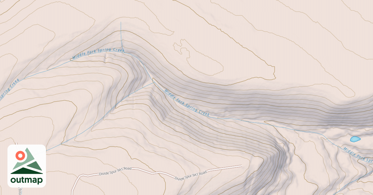 Map of Spring Creek