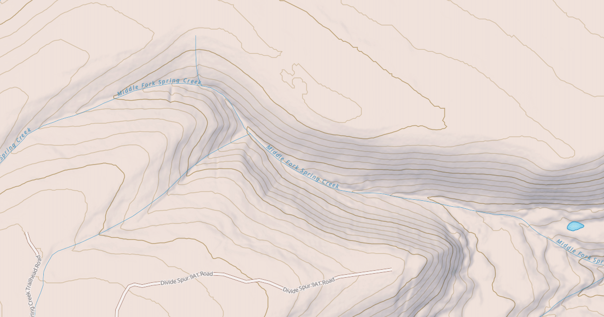 Map preview of Spring Creek