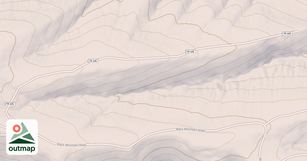 Map of 445
