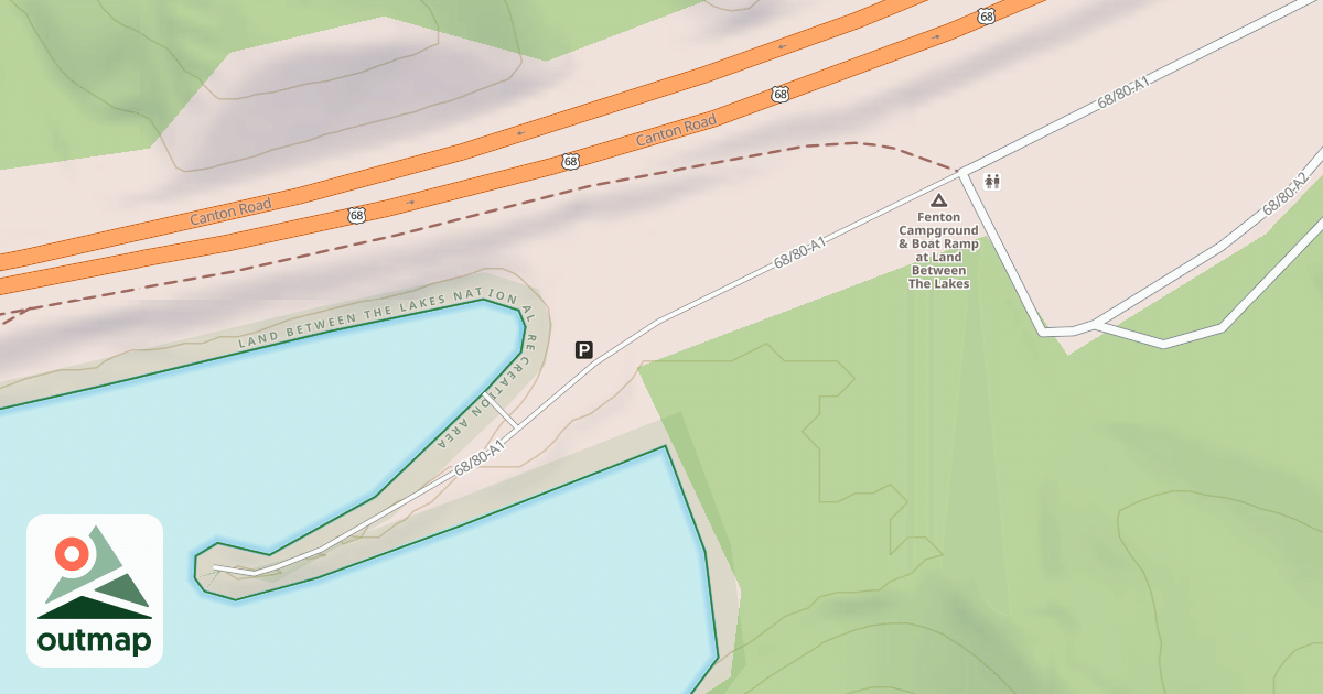 Map of F.L. BOAT RAMP ACCESS