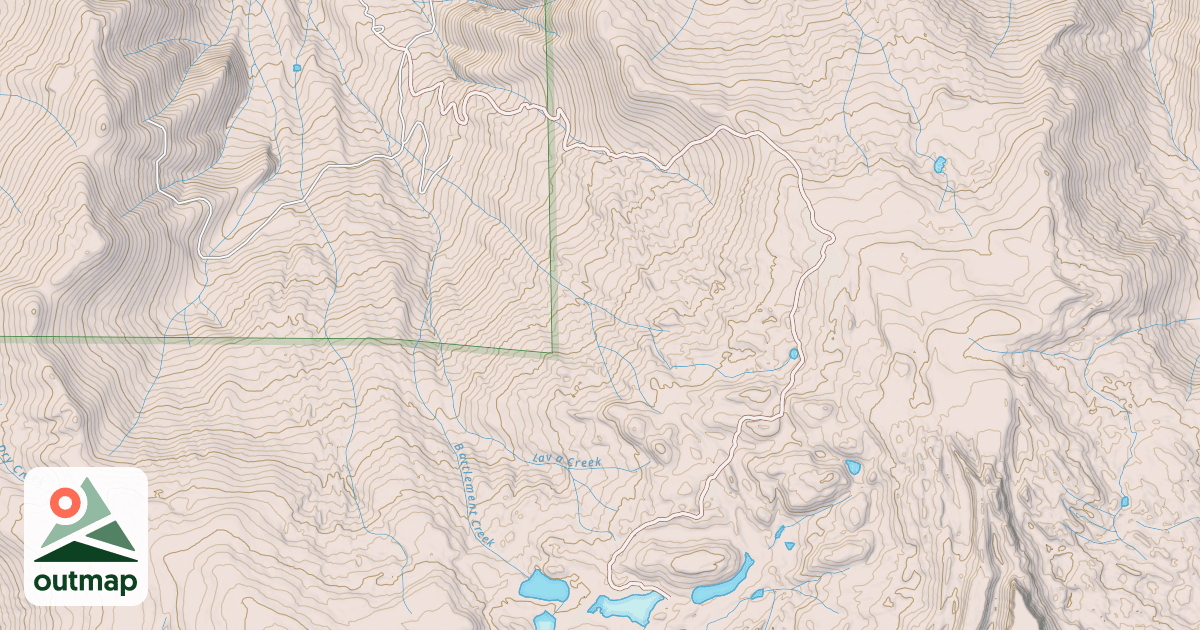Map of BATTLEMENT JEEP
