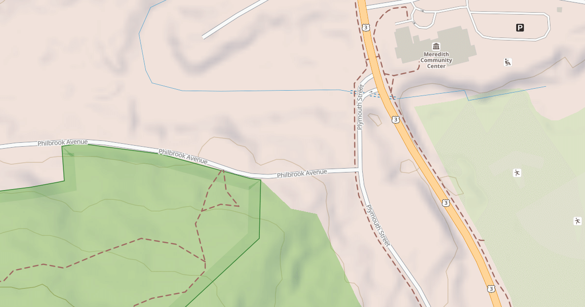 Map preview of Philbrick Ave