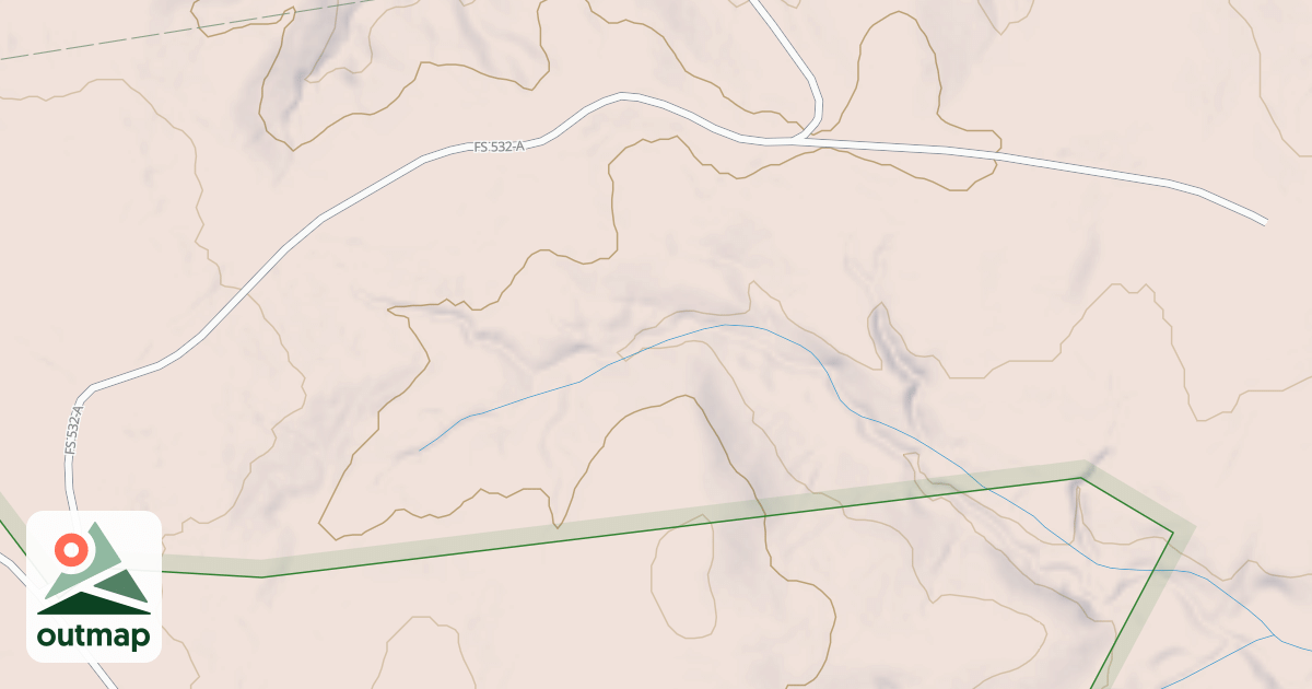 Map of WALKER BRANCH A