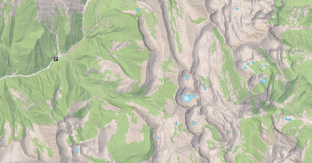 Map preview of DRY CREEK LAKE