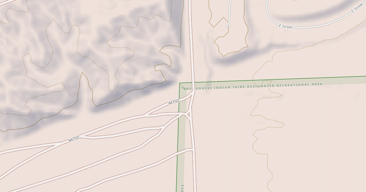 Map preview of BLM National GTLF Public Motorized Roads 2200f97a-3318-4865-ba80-84720d15ec6a