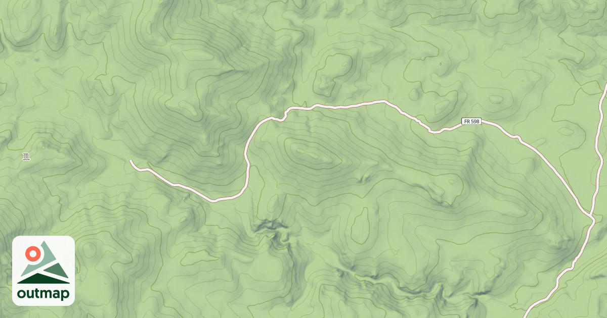 Map of USFS Motor Vehicle Use Map Roads {D92FA88A-2DA4-4302-A457-09EB74A605FB}