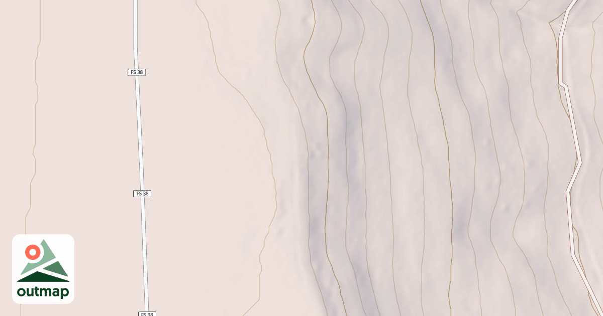 Map of USFS Motor Vehicle Use Map Roads {5DD53C15-3F2C-406F-AB93-4844B1043F14}