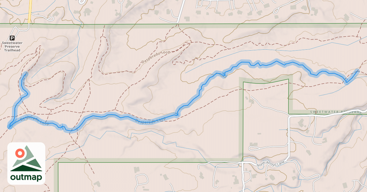 Map of Desperado Loop