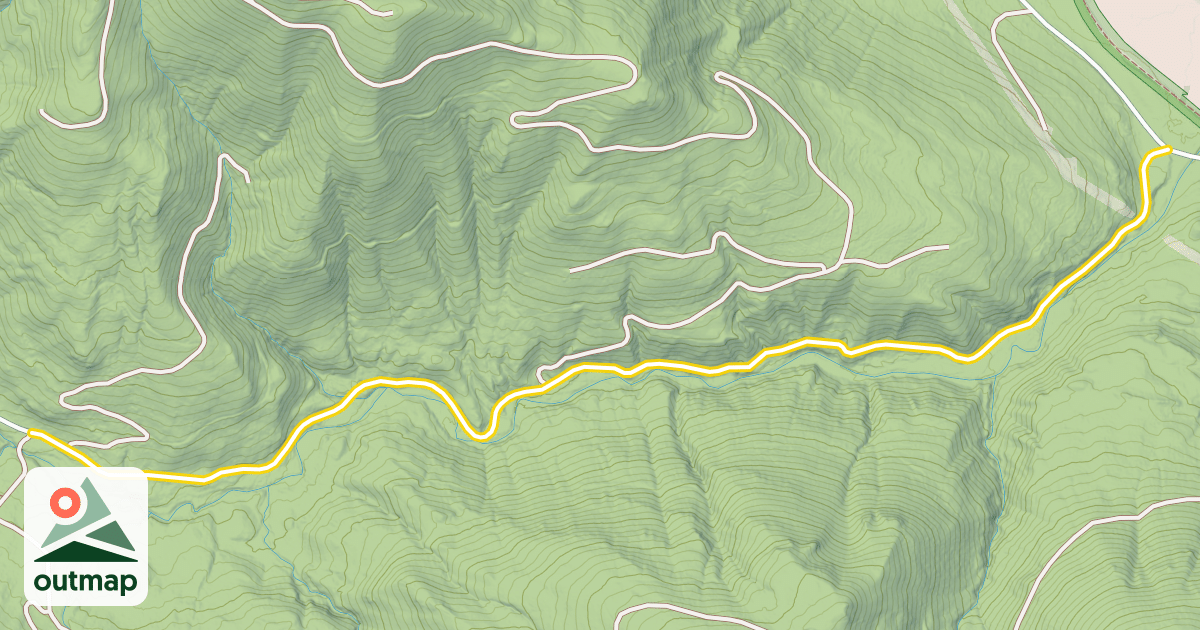 Map of Forest Road 5483