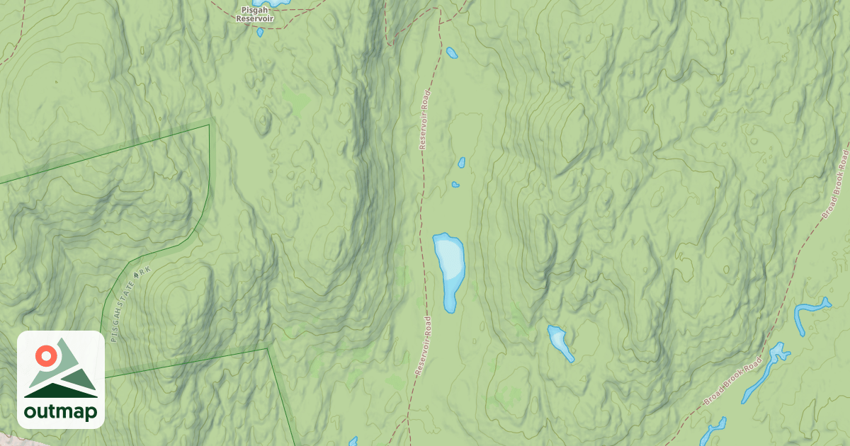 Map of Reservoir Road