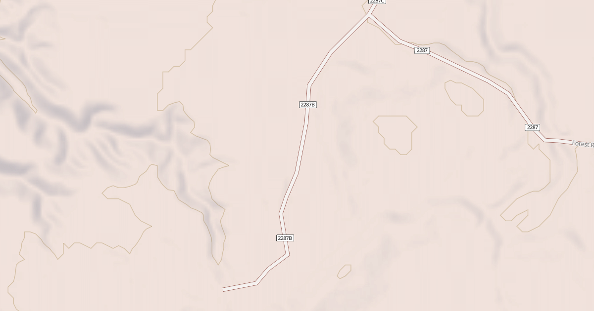 Map preview of USFS National Forest System Roads {68E7D51F-9CDD-46A4-8CFF-49DD1714AF9B}