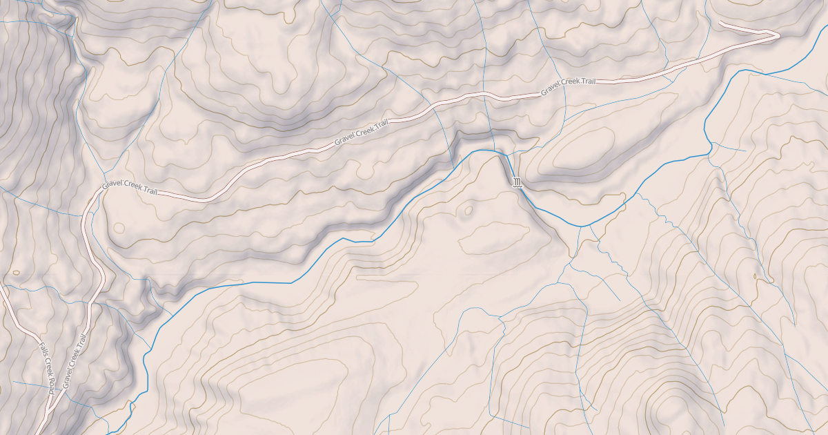 Map preview of GRAVEL CREEK
