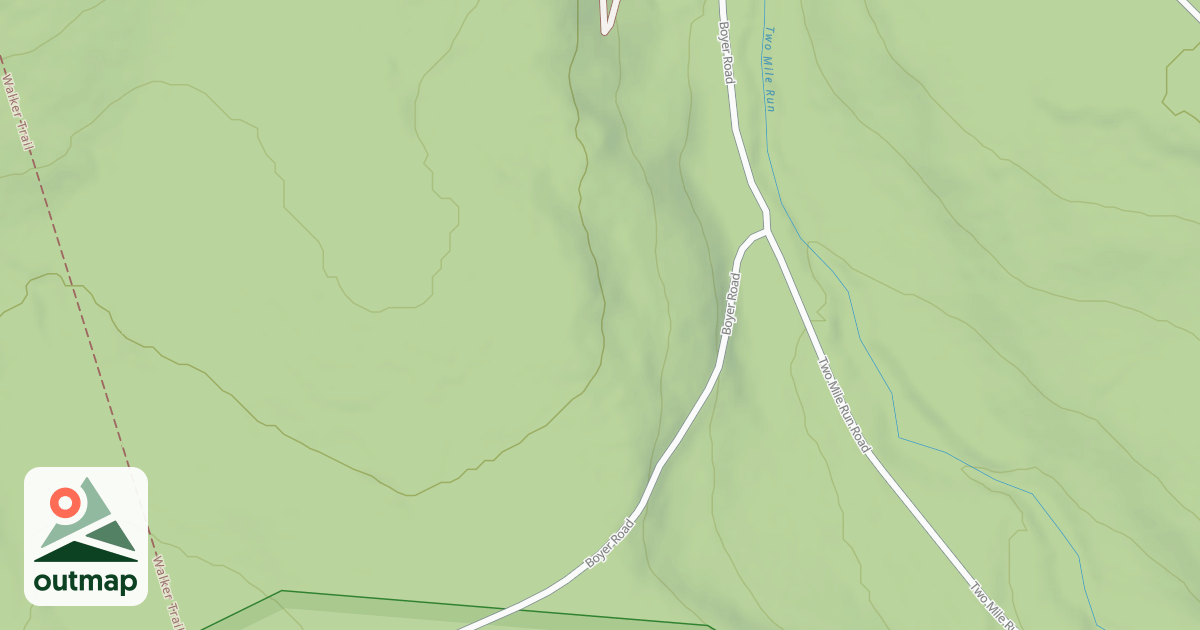 Map of Whiskey Springs Trails