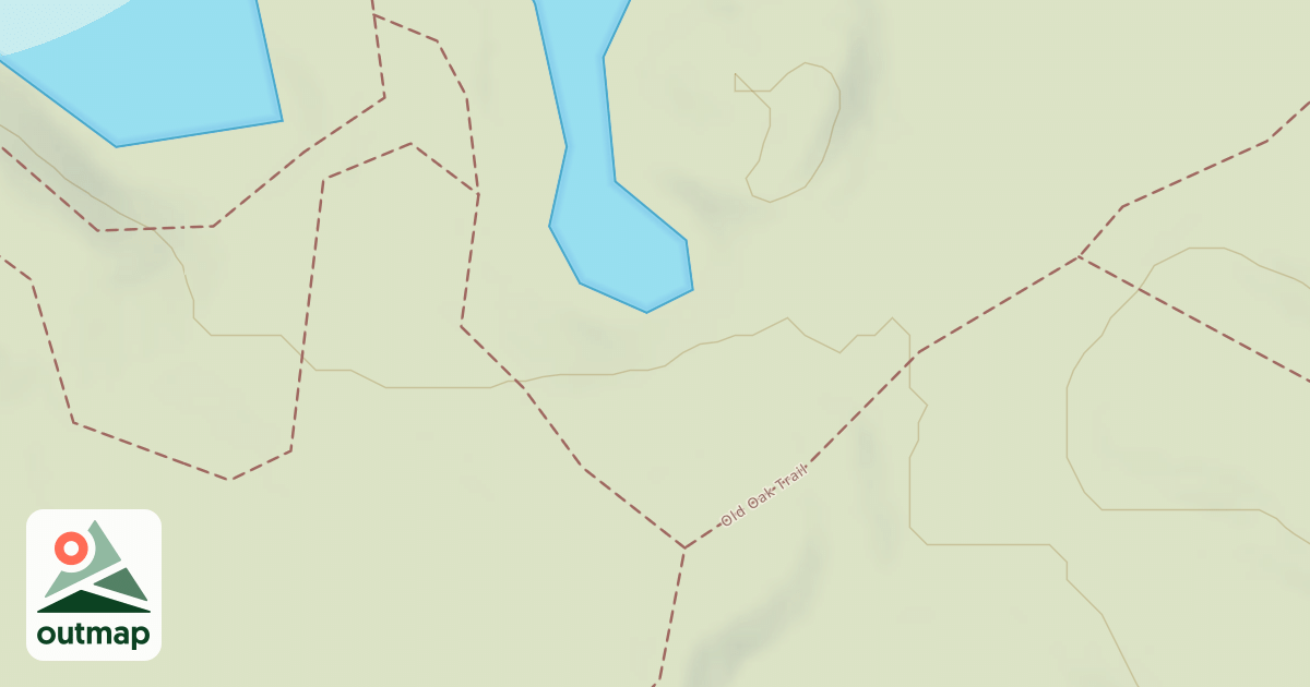 Map of Old Oak Natiional Recreation Trail