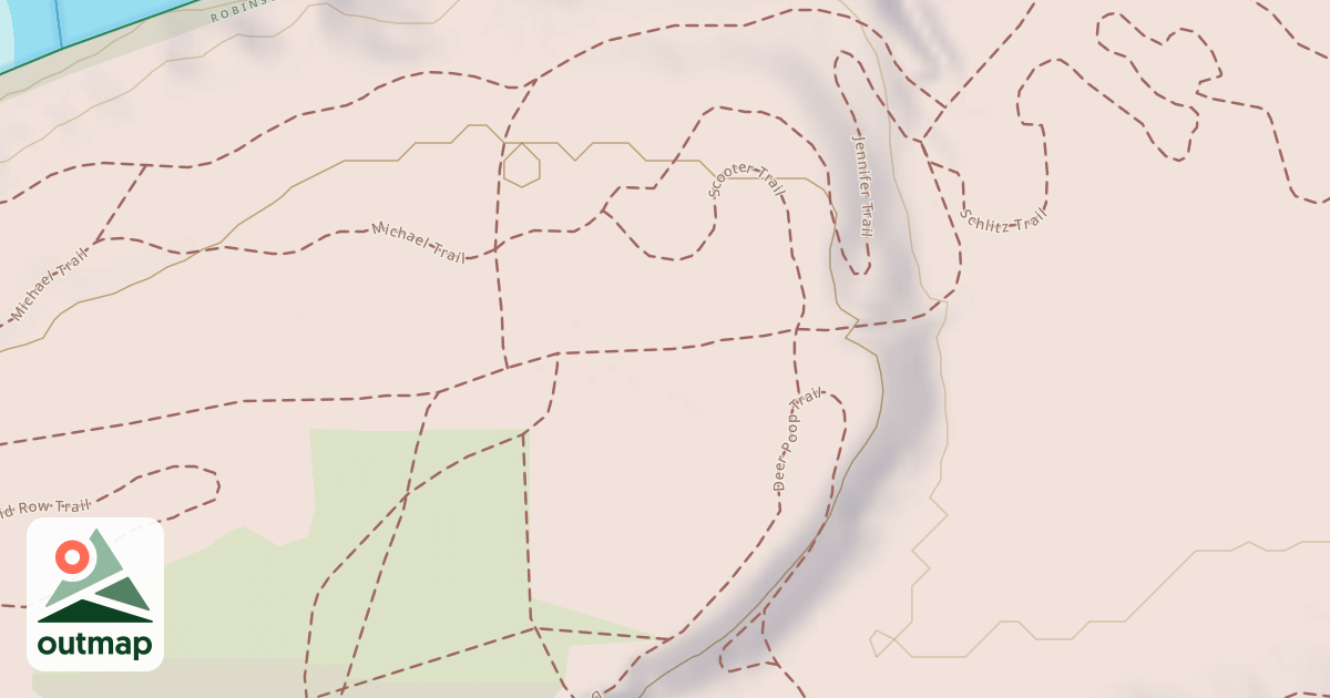 Map of Yellow Trail